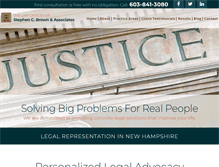 Tablet Screenshot of brownlawnh.com